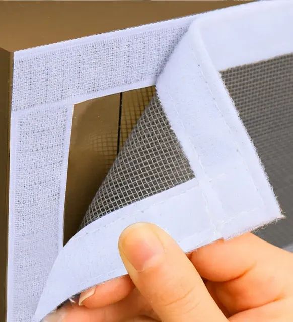 Unsichtbares Anti-Mücken-Fensternetz, Reißverschluss 2
