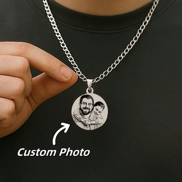 personalisierte Foto-Halskette 2