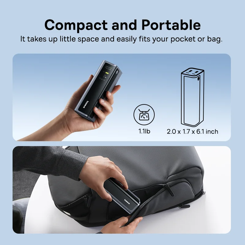 Tragbare Power Bank 20800mAh mit Digitalanzeige 4