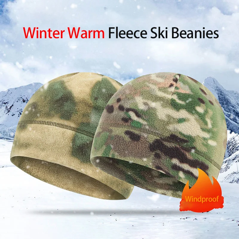 Fleece-Fahrradmütze