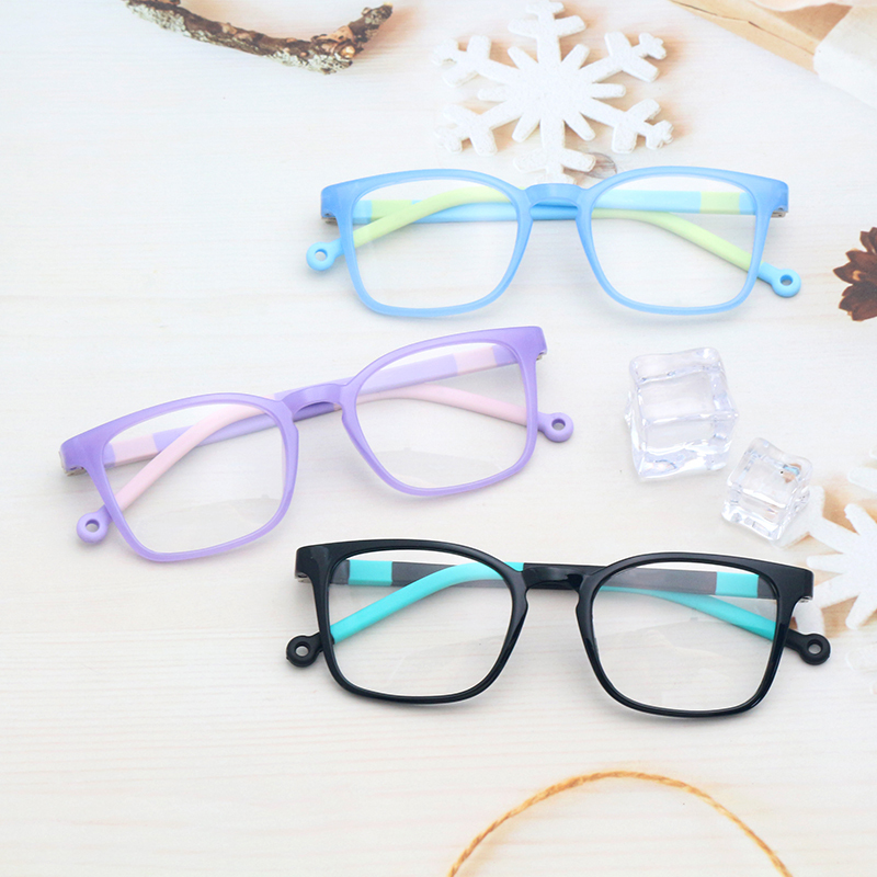 Rechteckige Kinderbrille aus TR90 3