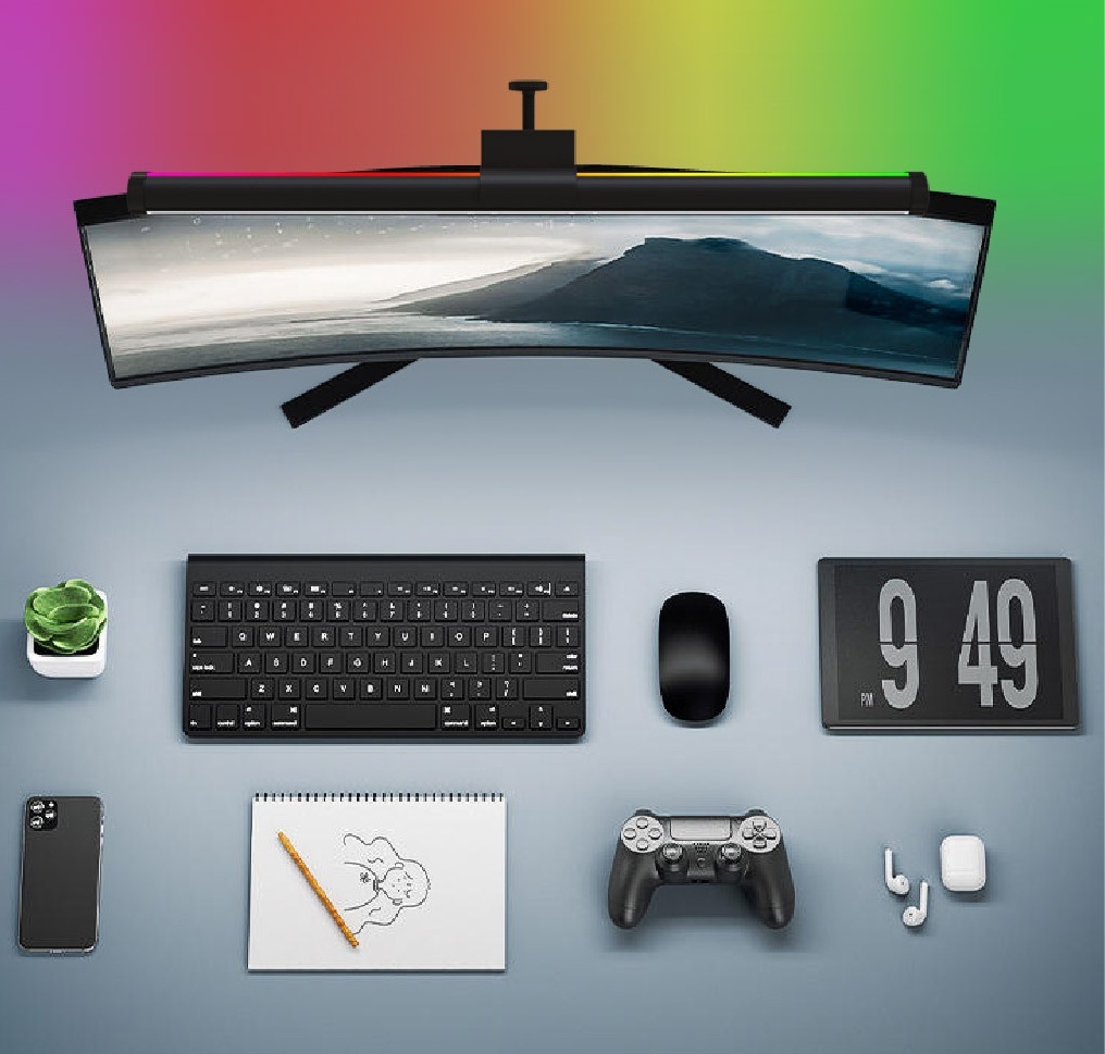 RGB-Monitorlichtleiste mit Dual-LED 4