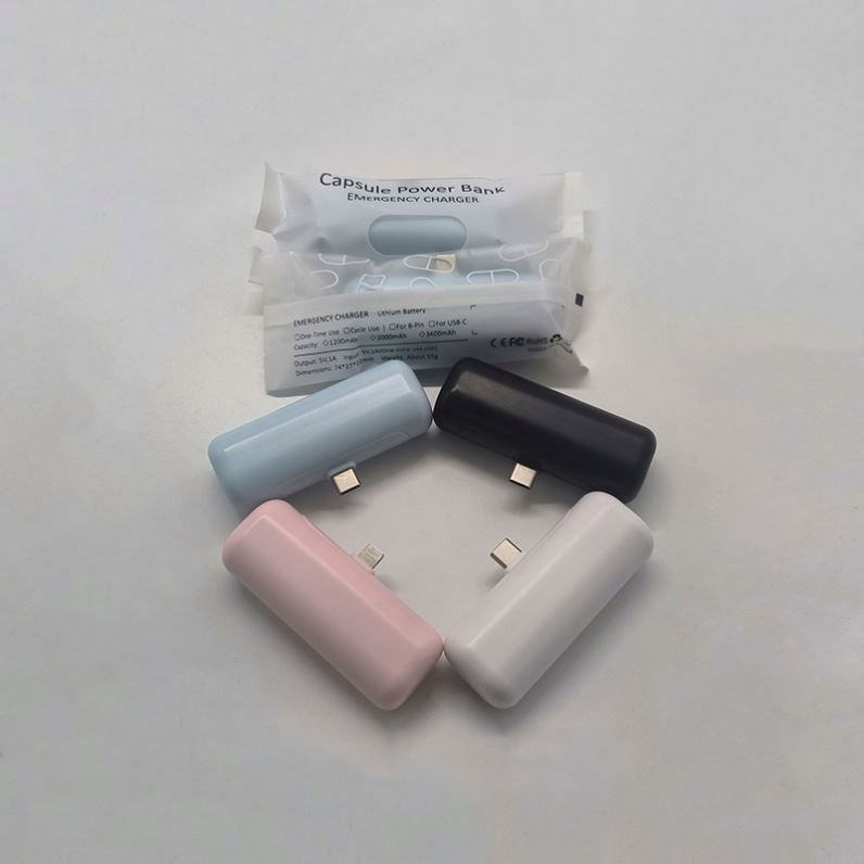 Kompakte Einweg-Notfall-Powerbank 1200mAh 4