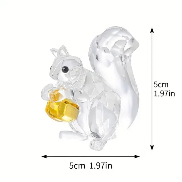 Kristall-Eichhörnchen Briefbeschwerer 2