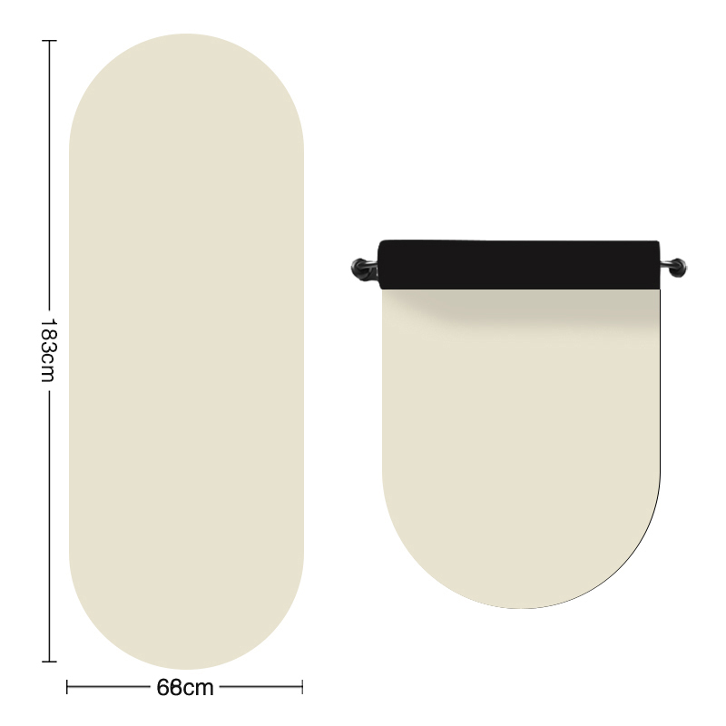 4,5mm Damen-Yogamatte aus Naturkautschuk, 183 cm 2