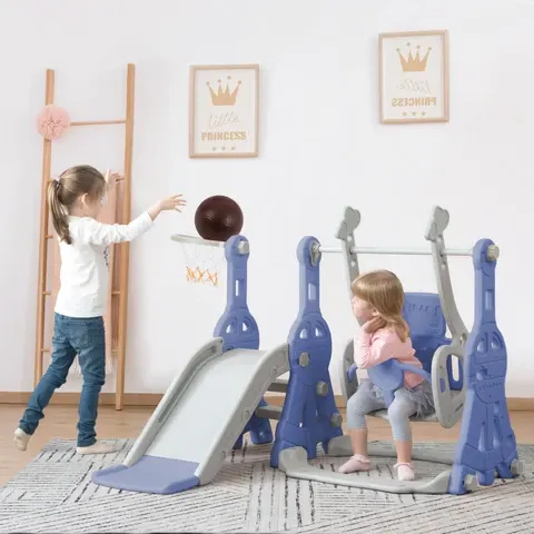 Kinderrutsche mit Schaukel