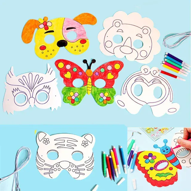 Kinder-Bastelset Masken 3