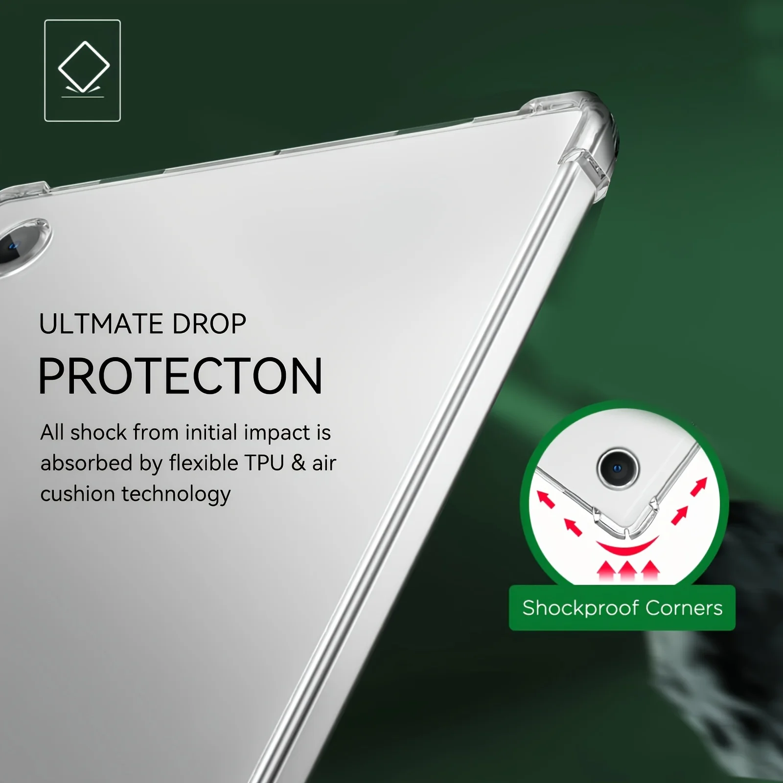 Stoßfeste TPU-Schutzhülle für Samsung Tablets 2
