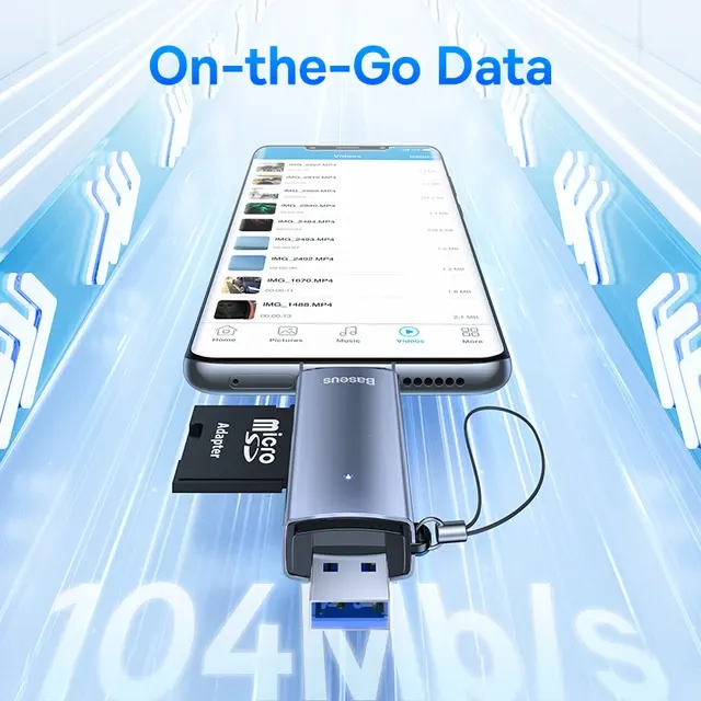 USB-C und USB 3.0 Kartenleser für SD und microSD 2