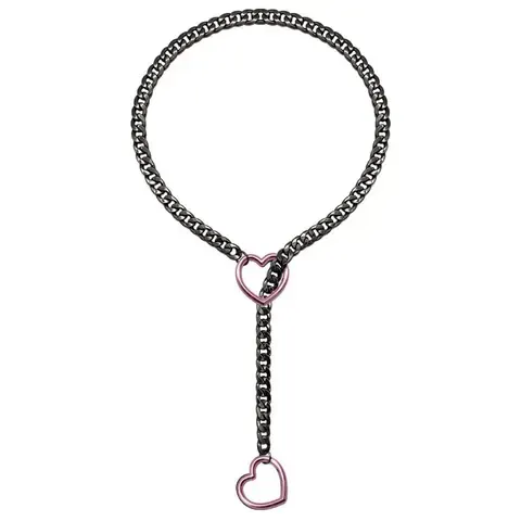 Herz-Lariat-Halskette
