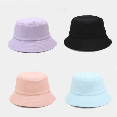 Satin-Fischerhut im Macaron-Stil
