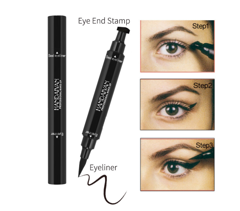 Wasserfester 2-in-1 Dreiecks-Eyeliner 2