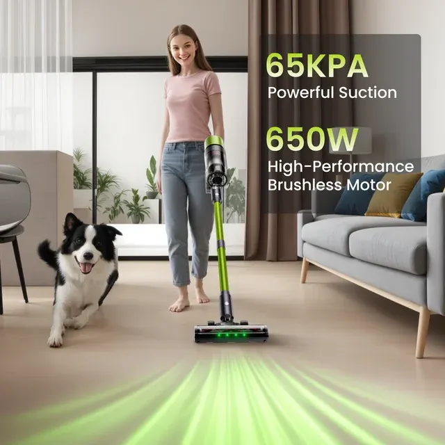 Kabelloser Akku-Staubsauger mit 650W 2