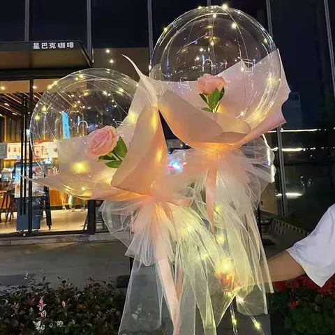Rosen-Glaskugel Geschenk