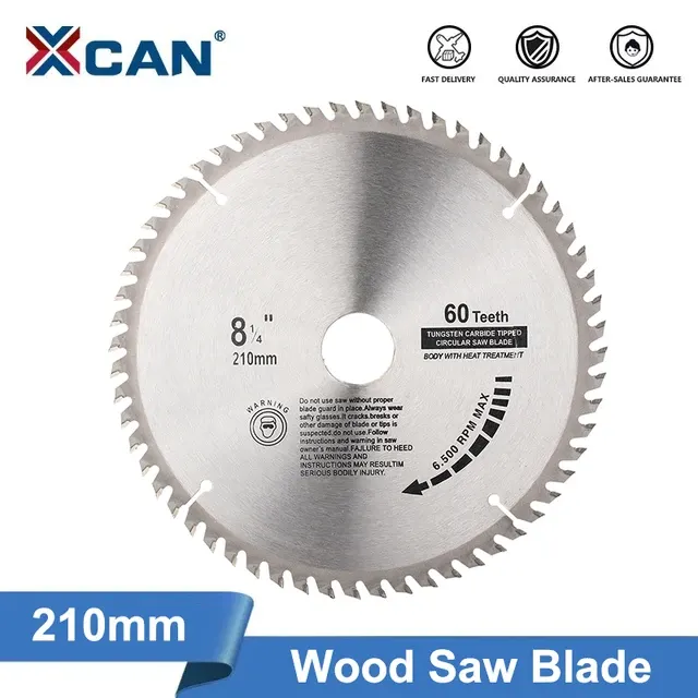 Hartmetall-Kreissägeblatt 210 mm für Holz 2