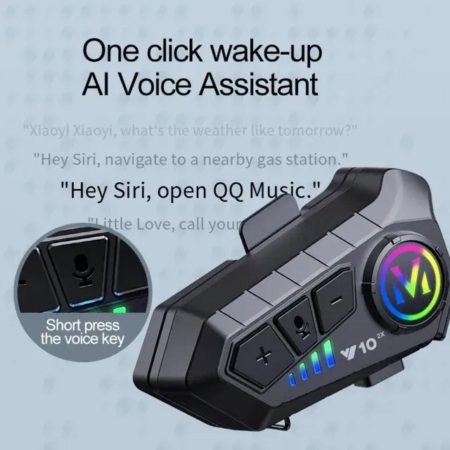 Zwei-Personen Motorradhelm-Intercom mit Walkie-Talkie 2