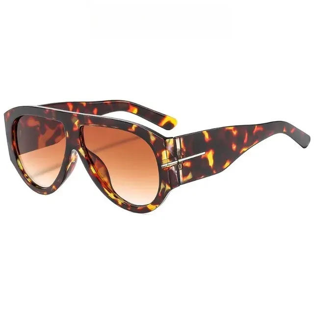 Übergroße Y2K Cat-Eye-Sonnenbrille für Damen 3