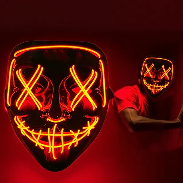 Leuchtende Halloween-Maske 2