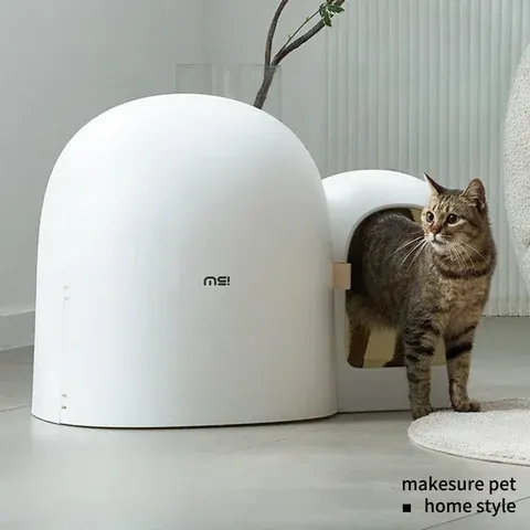 Geschlossene Katzentoilette