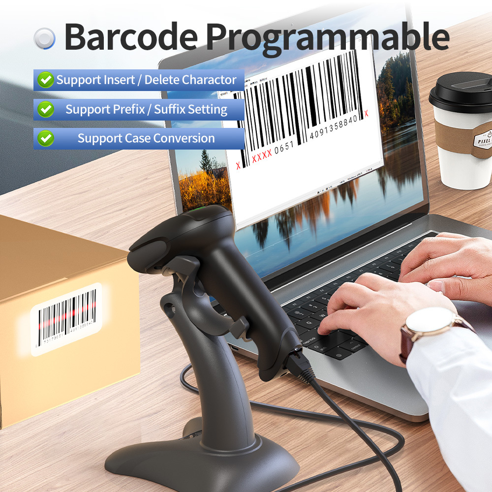 Langreichweiten Bluetooth Barcode Handscanner 1D 2D 2