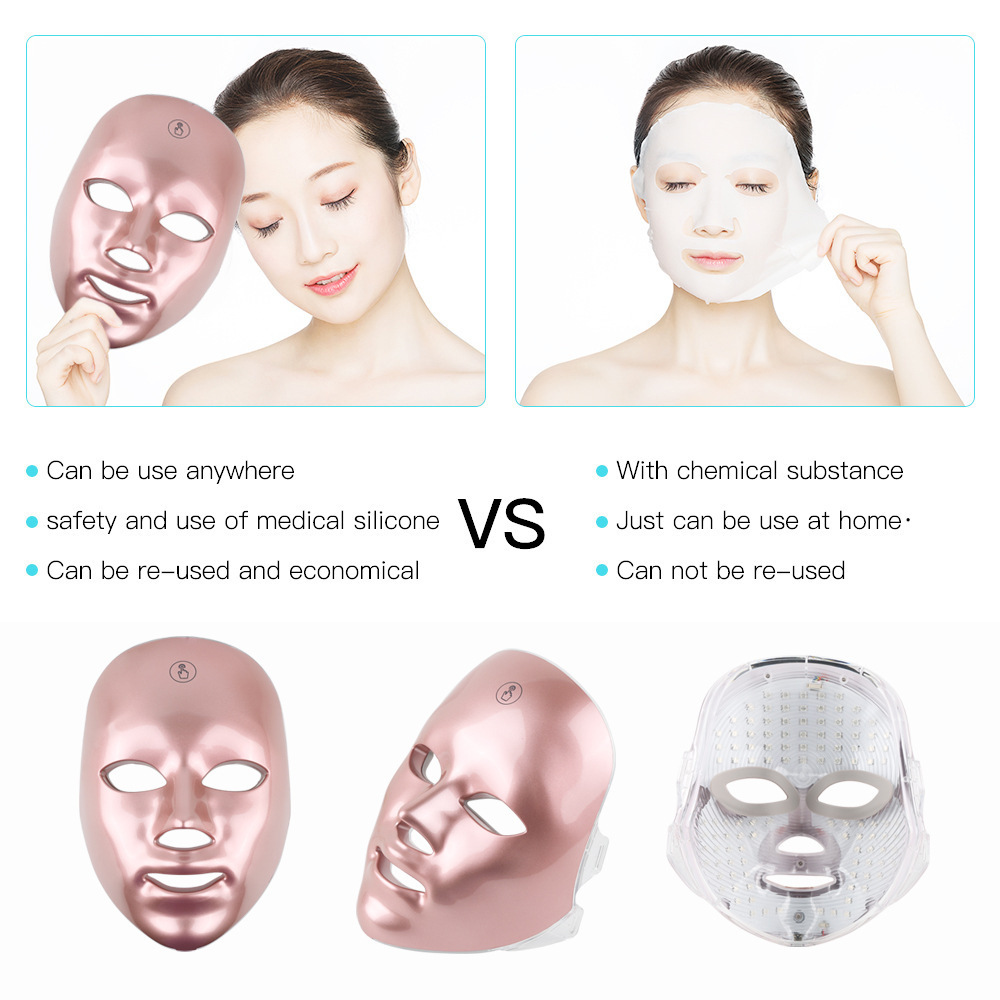 WLAN-Gesichtsmaske mit Rotlicht-Therapie 3