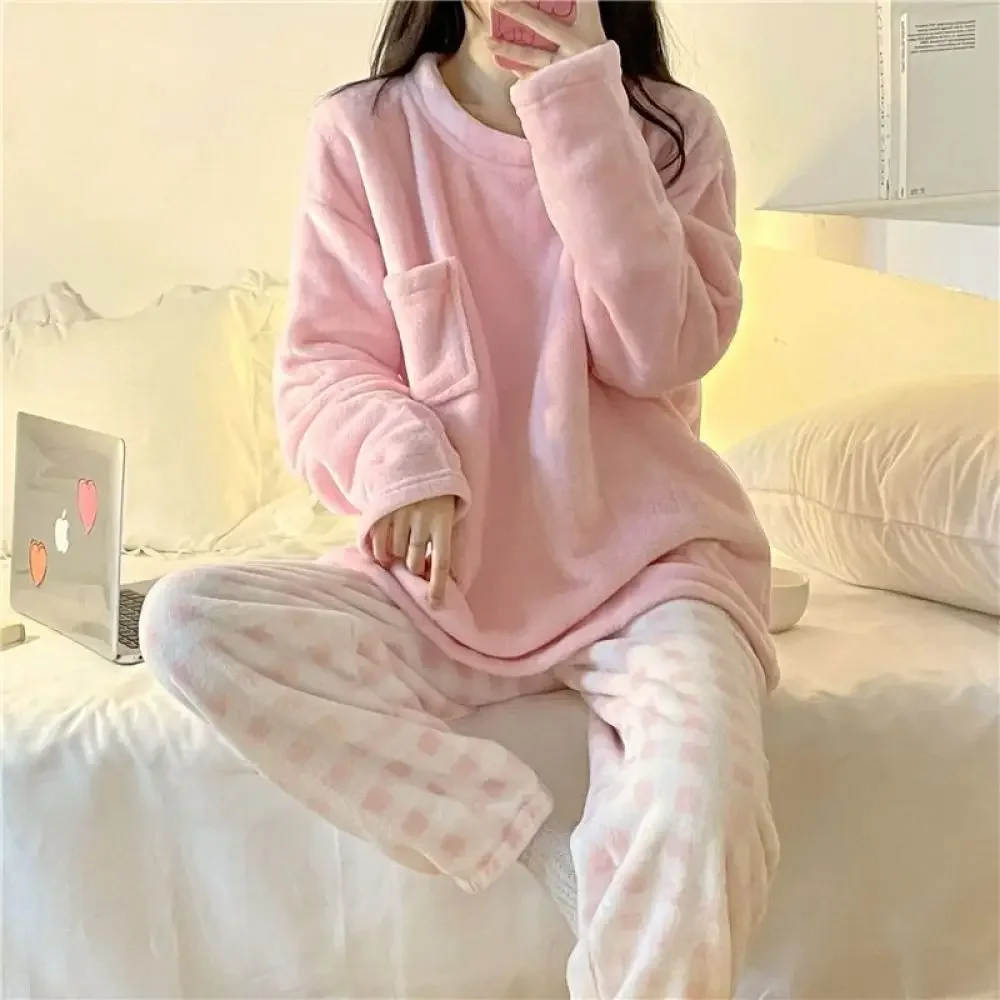 Damen-Fleece-Schlafanzug 4