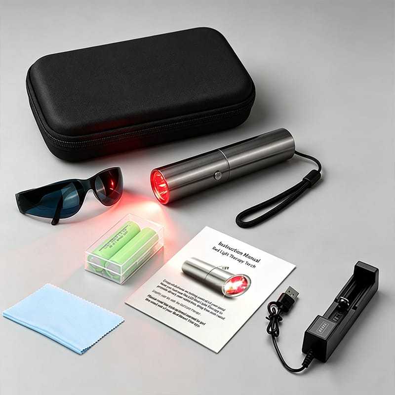 Tragbare LED-Lichttherapie Lampe mit Tasche