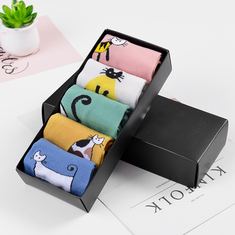 Damen Bootssocken Geschenkset 5 Paar 3