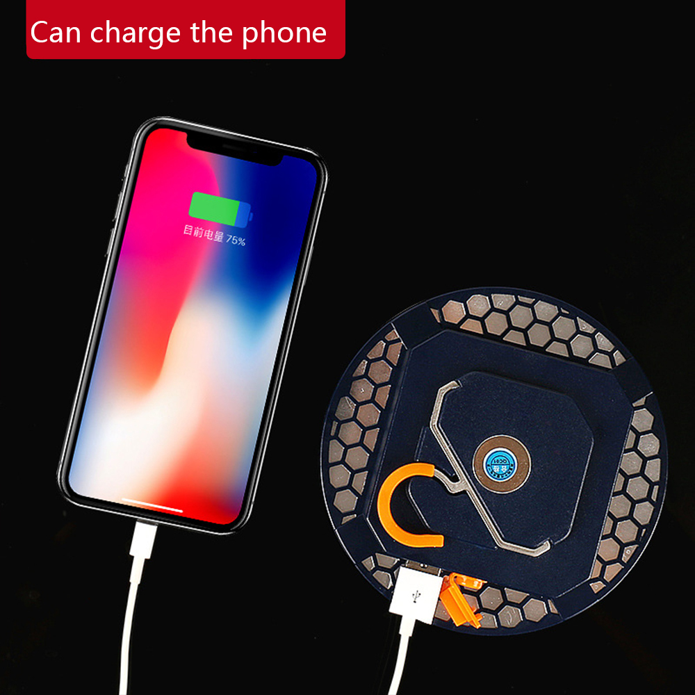 Wiederaufladbare LED-Campinglaterne mit Magnet 4