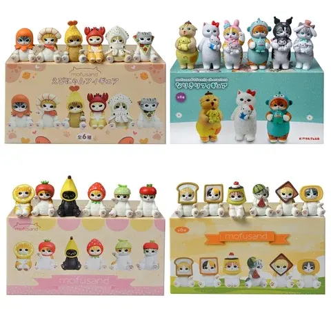 Mofusand Hai Katze Obst Minifiguren