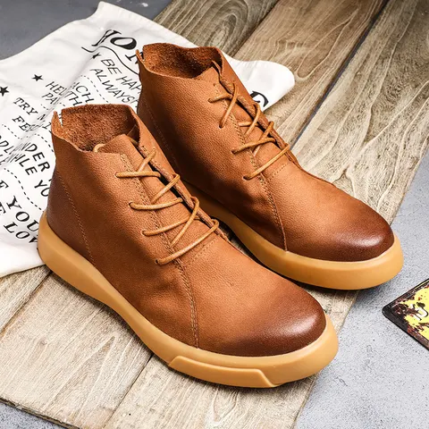 Herren-Flachstiefel