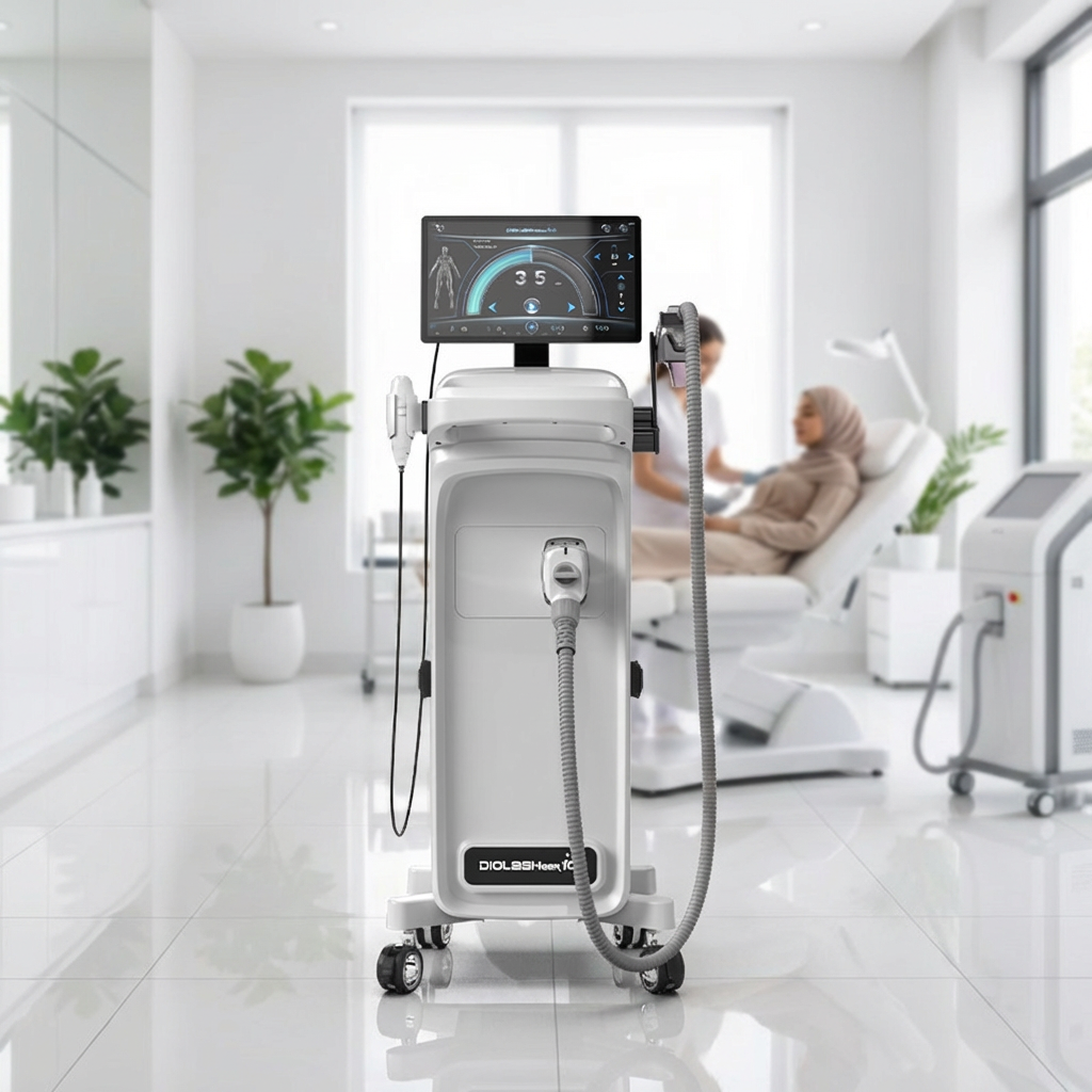 808-nm-Diodenlaser-Haarentfernungsgerät mit Eiskühlung 2