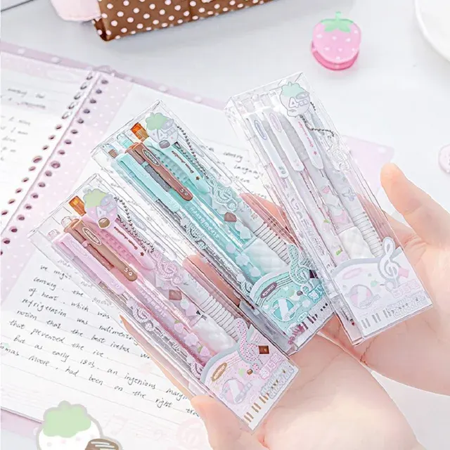 Gelstift-Set mit Radierer 2