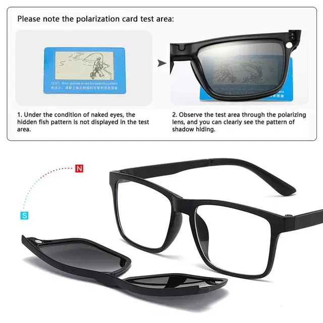 Clip-on-Sonnenbrille 2-in-1 3