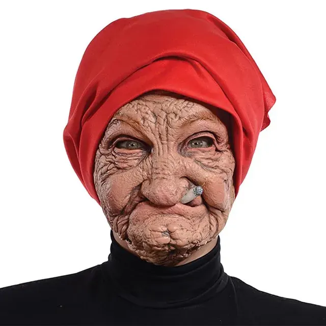 Latexmaske Oma 1