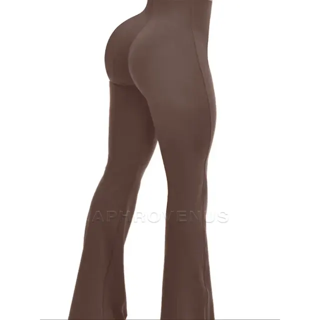 High-Waist-Schlaghosen-Yogahose 3