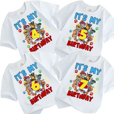 Kinder-Cartoon-T-Shirt