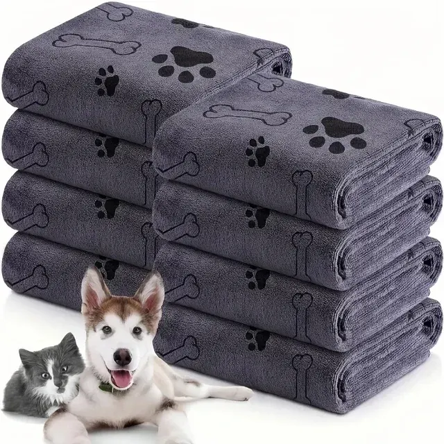 Mikrofaser-Haustier-Badetuch für Hunde 2