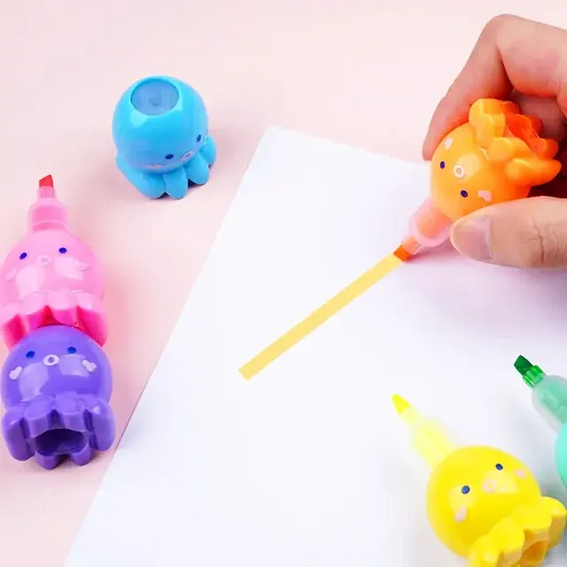 Oktopus-Textmarker-Set 3