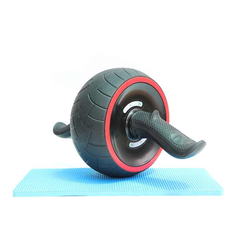 3-in-1 Bauchroller Fitness Set mit Matte