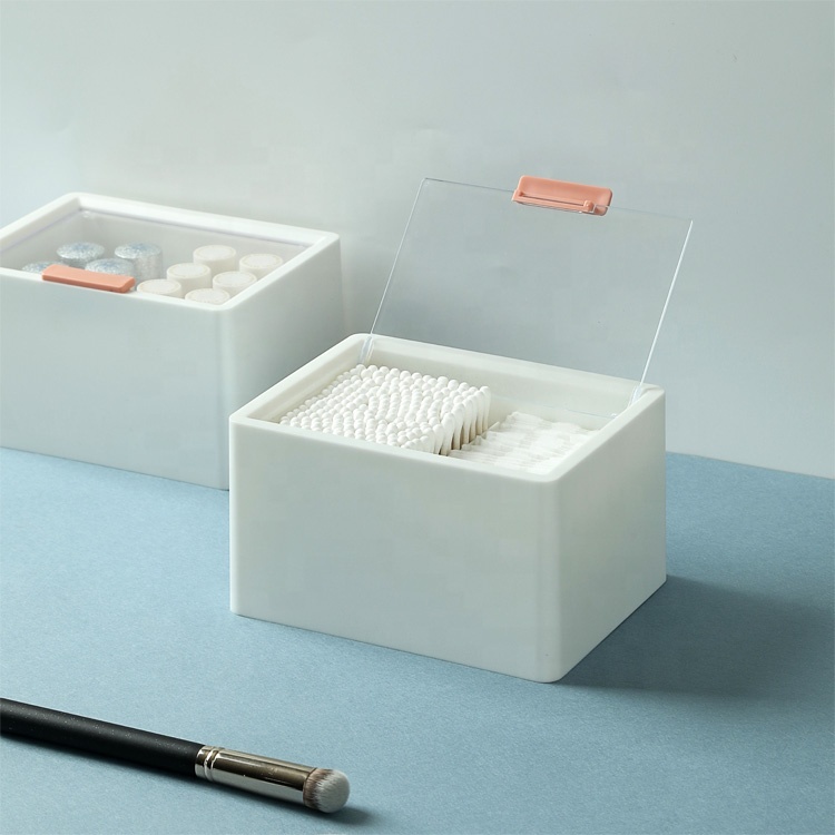 Transparenter Schminkorganizer mit Deckel 4