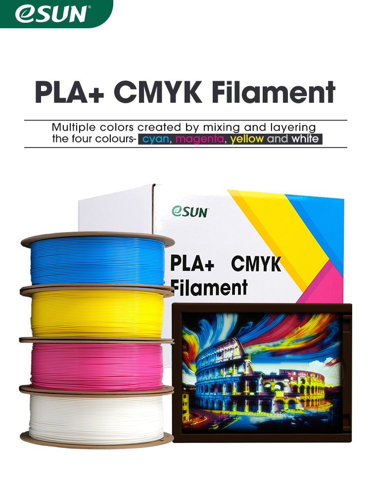 CMYK-Druck PLA+ Filament 1,75 mm 4