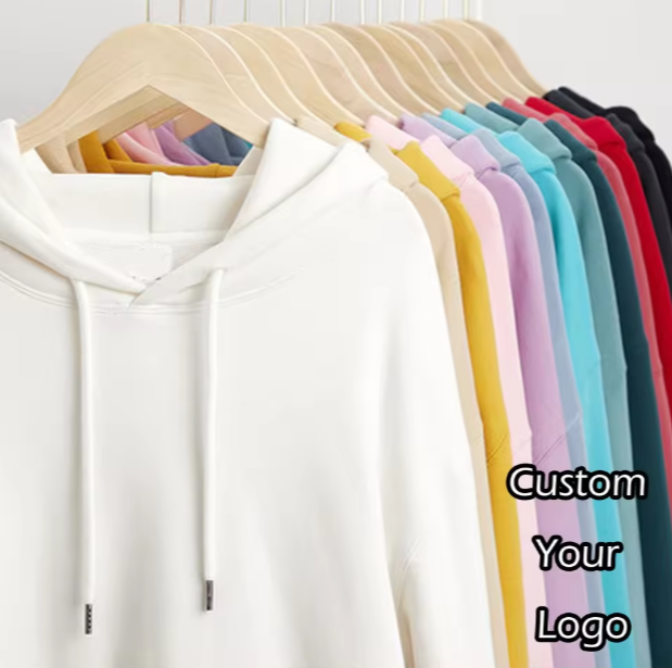 Heavyweight Drop Shoulder Hoodie Unisex Blanko 2