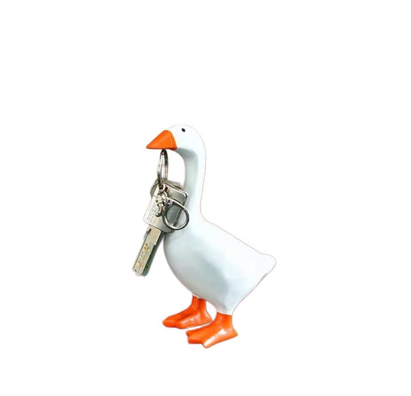 Harz-Gans Schlüsselanhänger mit Magnet 4