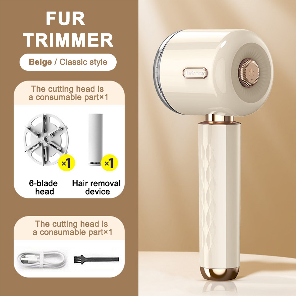 Akku-Fusselrasierer für Kleidung und Fell
