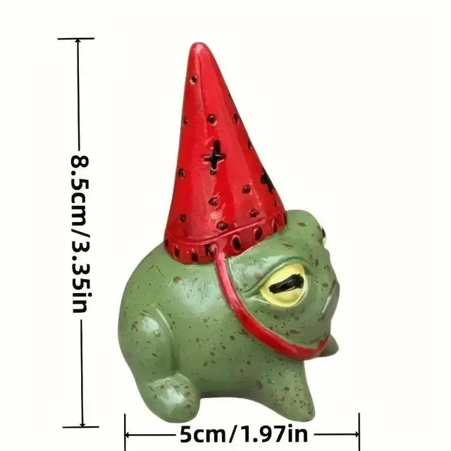 Froschfigur mit Partyhut 2