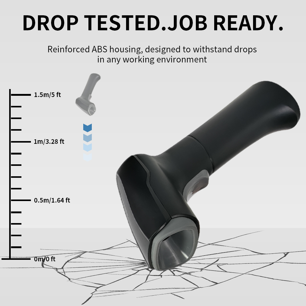 Kabelloser Barcode-Scanner mit Ladestation 3