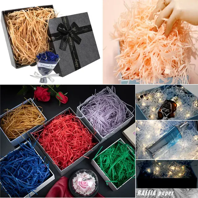 Mehrfarbiges Knisterpapier-Konfetti für Geschenkboxen 3