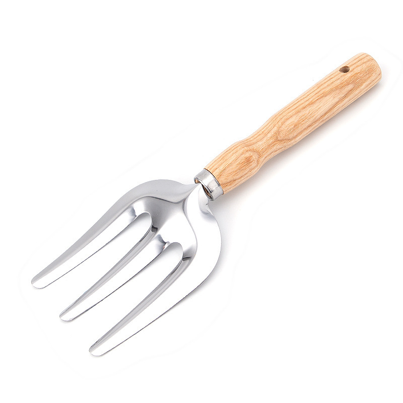 Gartenwerkzeug-Set mit Holzgriffen, 5-teilig 4