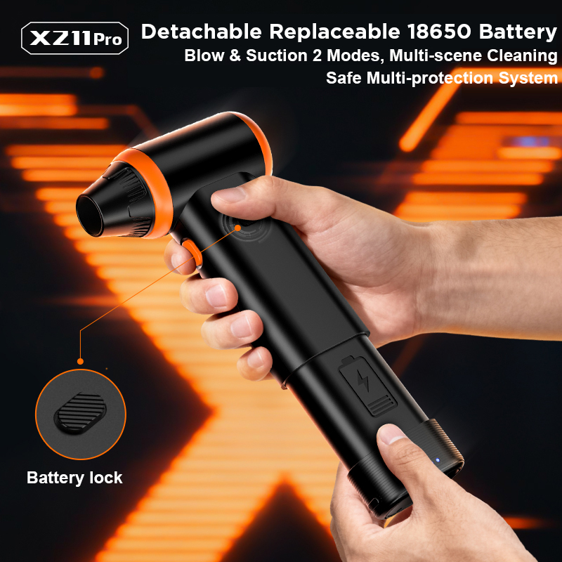 Kabelloser Akku-Staubsauger für Tastaturen 2500mAh 3